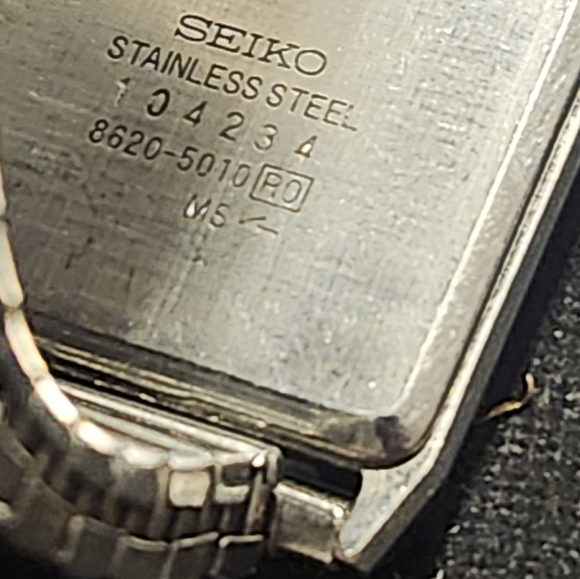 Vintage Seiko Tank 8620-5010 silvertone - Picture 5 of 7